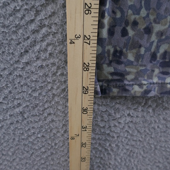 CAbi Womens Modern Camo Skinny Jeans Size 4 Gray‎ 5 Pocket Low Rise Jegging - Picture 9 of 13